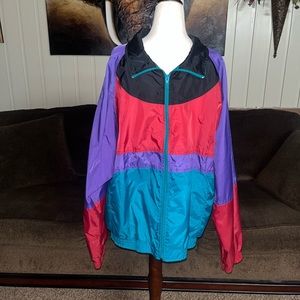 Sport Architect • Retro • Large • Men’s • Windbreaker • Multi-Colors • Jacket